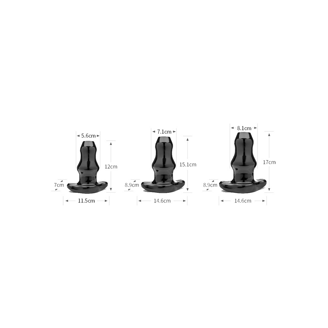 Doppel-Tunnel-Stecker - Hohlstecker - M