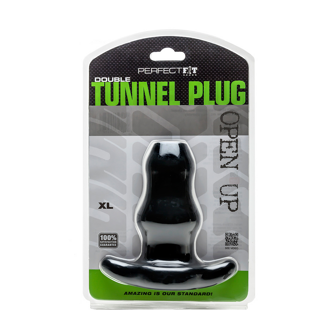 Doppel-Tunnel-Stecker - Hohl-Stecker - XL
