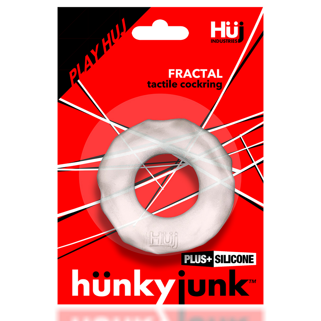 Fraktal - Taktile Cockring - Klar Eis