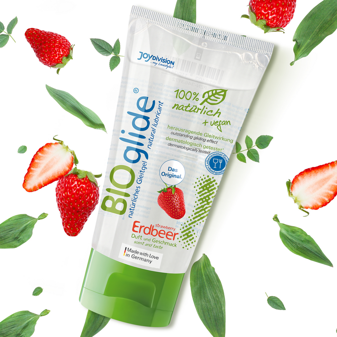 BIOglide - Veganes Gleitmittel mit Geschmack - 3 fl oz / 80 ml