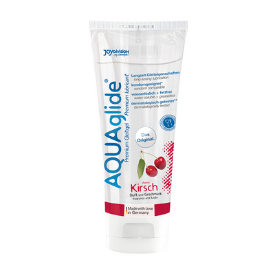 AQUAglide Neutral - Aromatisiertes Wasserbasiertes Gleitmittel - Kirsche - 3 fl oz / 100 ml