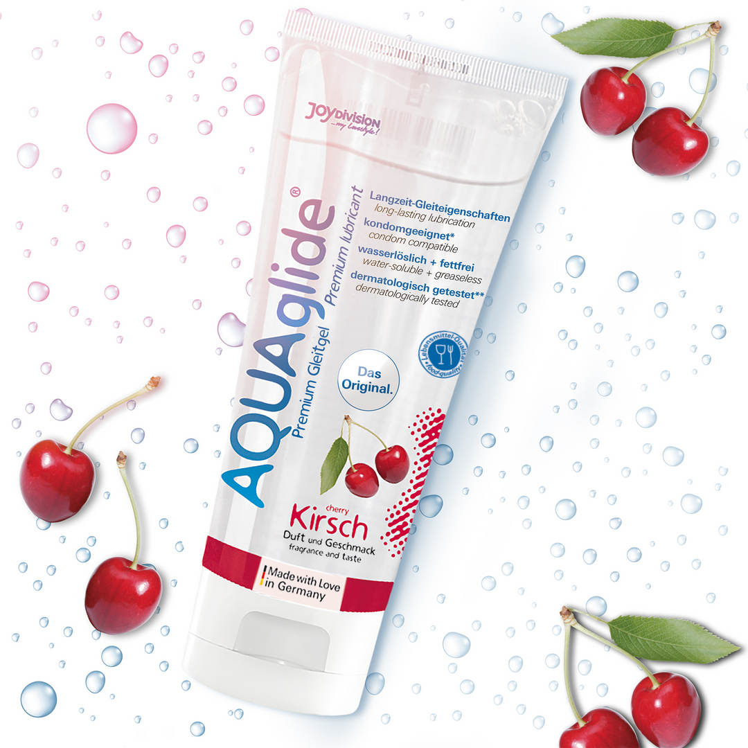 AQUAglide Neutral - Aromatisiertes Wasserbasiertes Gleitmittel - Kirsche - 3 fl oz / 100 ml