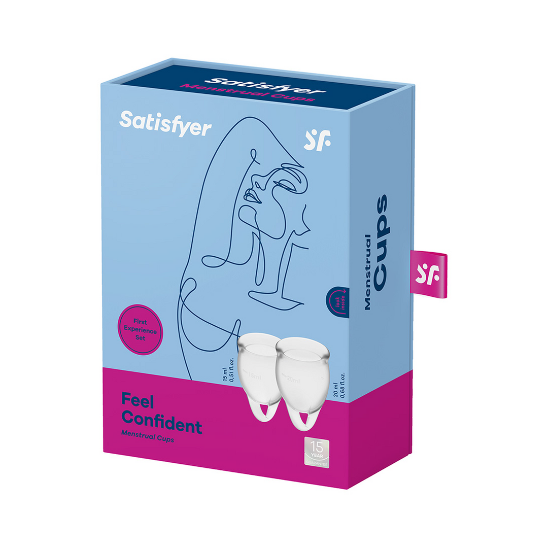Fühl dich sicher - Menstruationstasse - Transparent