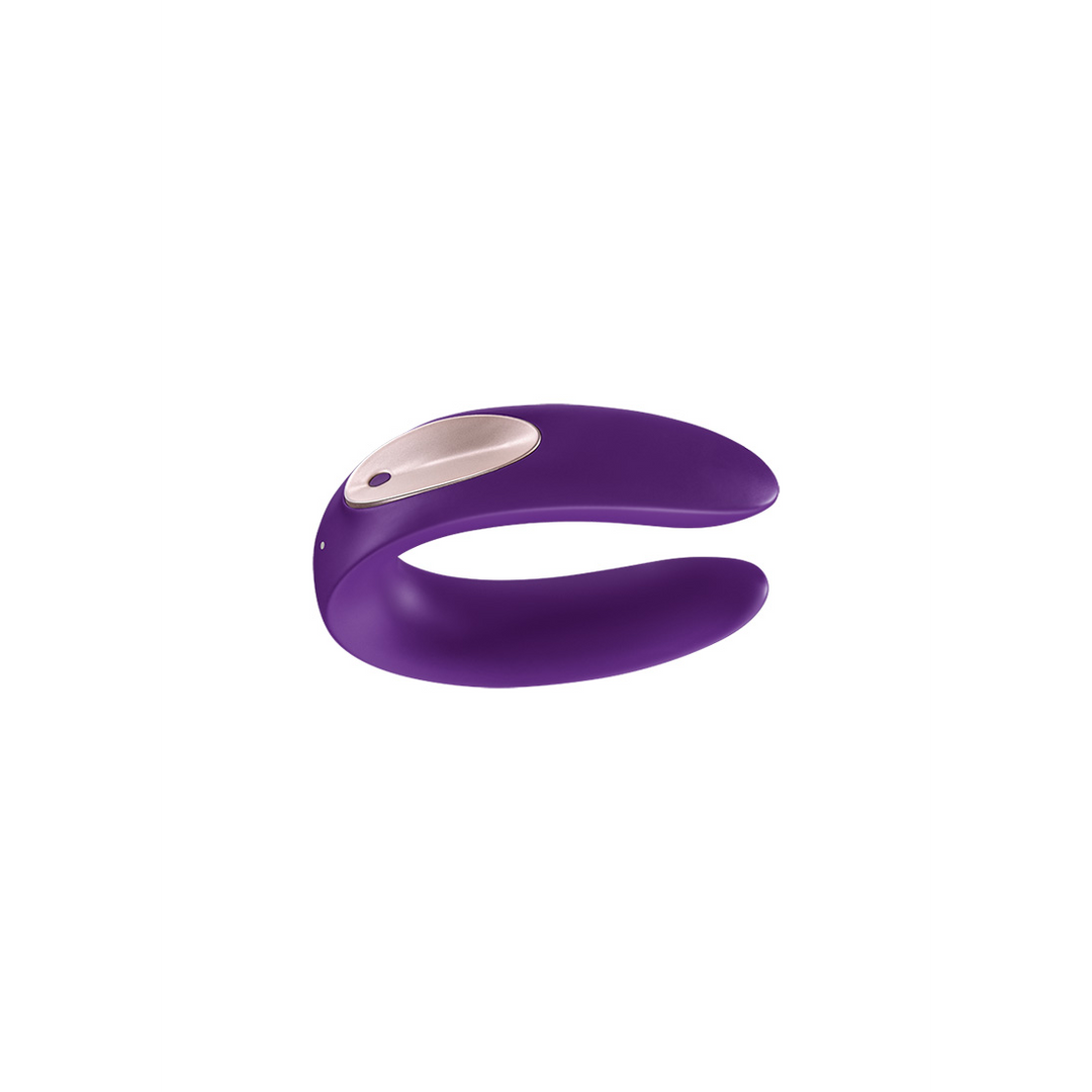 Double Plus - Remote Partner Vibrator - Lila