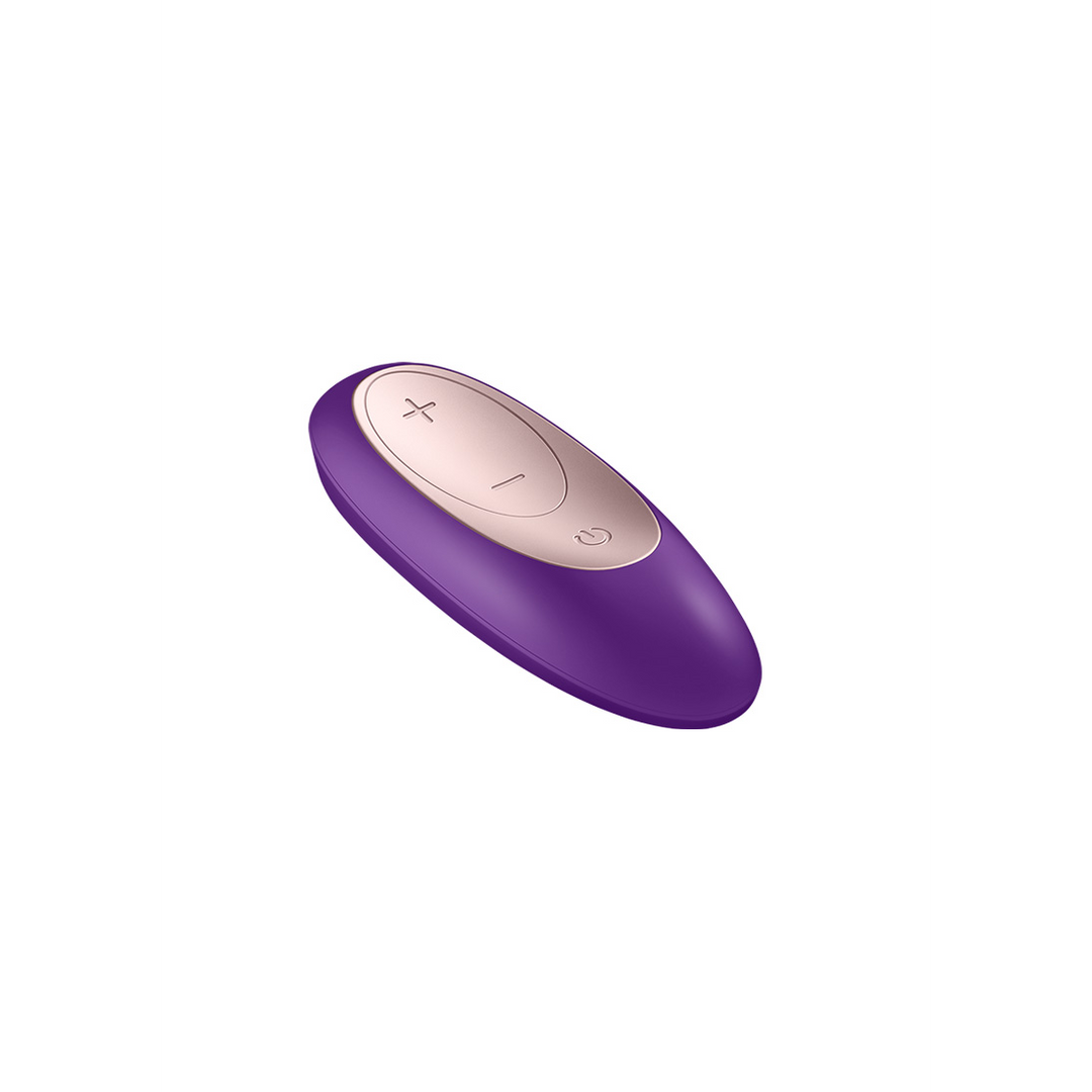 Double Plus - Remote Partner Vibrator - Lila