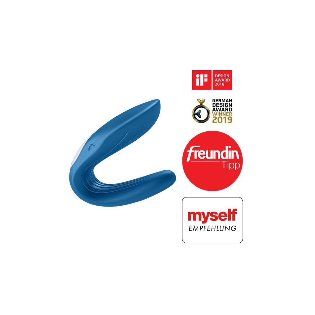 Doppelte Wand-er Wand - Massage Wand und Vibrator - Blau