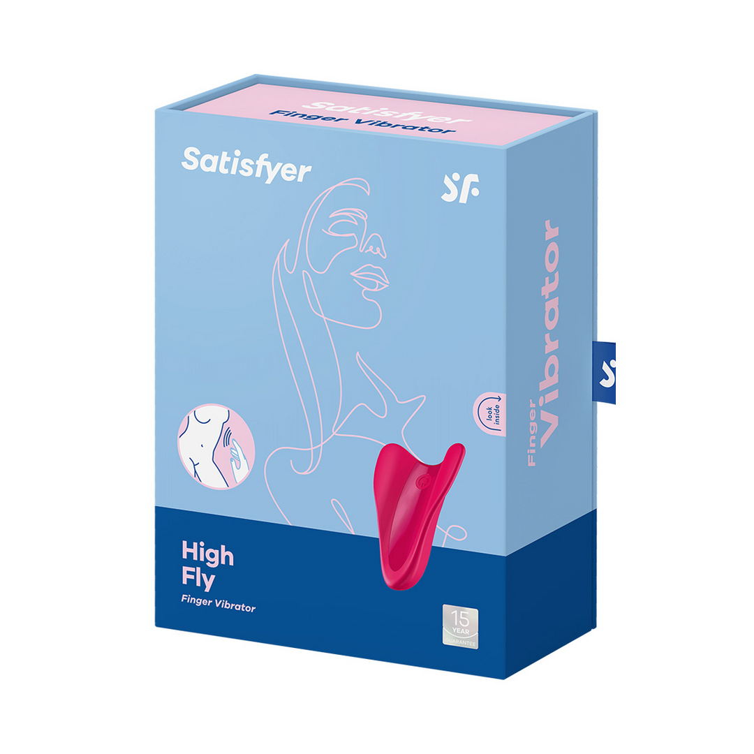 High Fly - Finger Vibrator - Rot