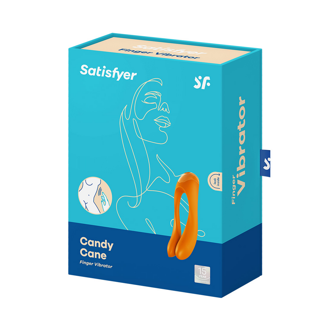 Candy Cane - Finger Vibrator für intime Zonen - Orange