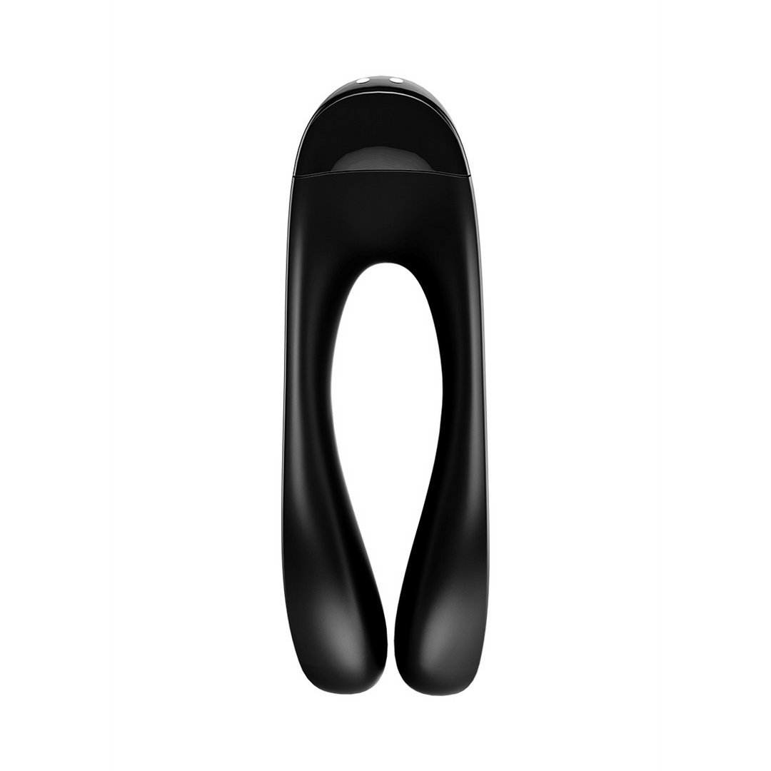 Candy Cane - Finger Vibrator für intime Zonen - Schwarz