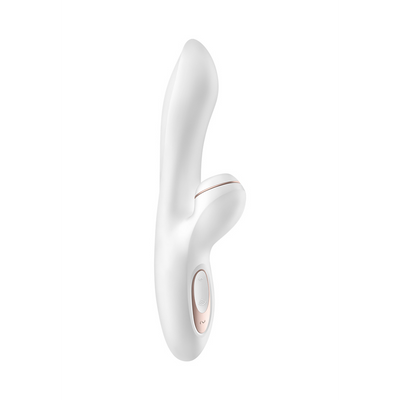 Pro Plus - G-Punkt Luftdruckstimulator und Vibration - Weiß/Roségold