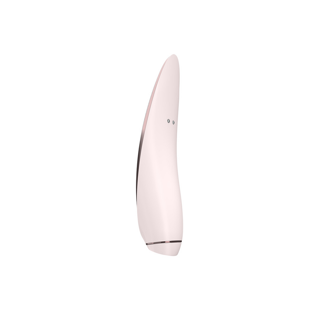 Prêt-á-Porter - Luxus Luftimpuls Stimulator und Vibration - Weiß/Roségold