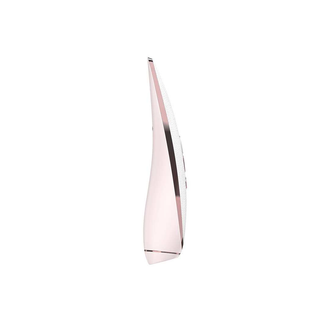 Prêt-á-Porter - Luxus Luftimpuls Stimulator und Vibration - Weiß/Roségold