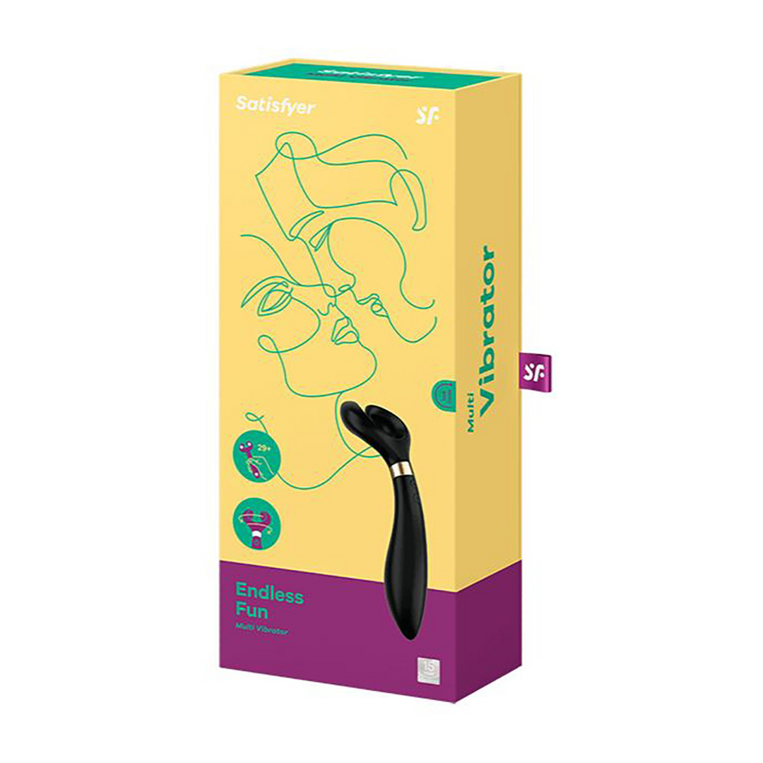 Endloser Spaß - Partner-Vibrator - Schwarz