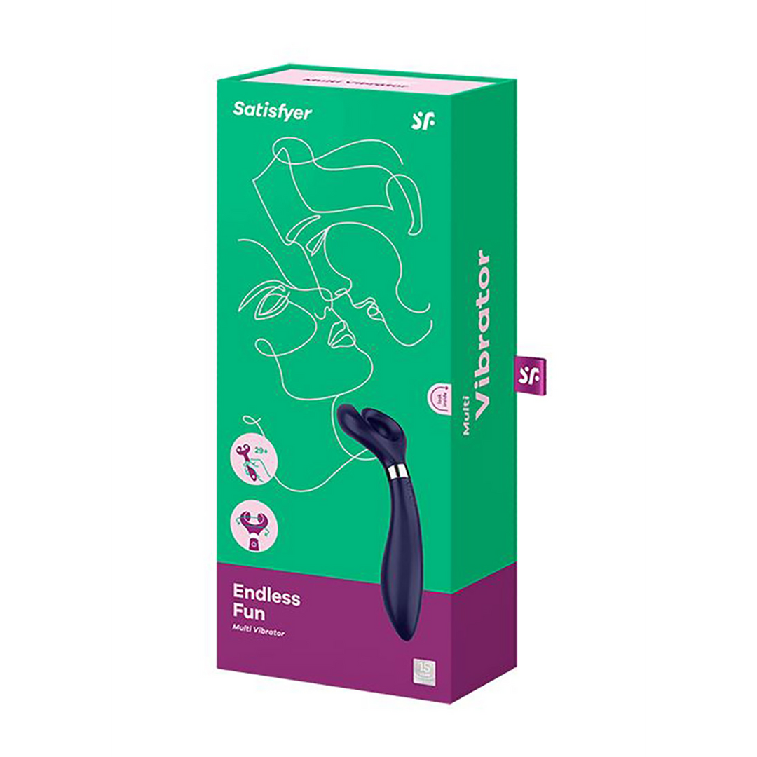 Endloser Spaß - Partner-Vibrator - Blau
