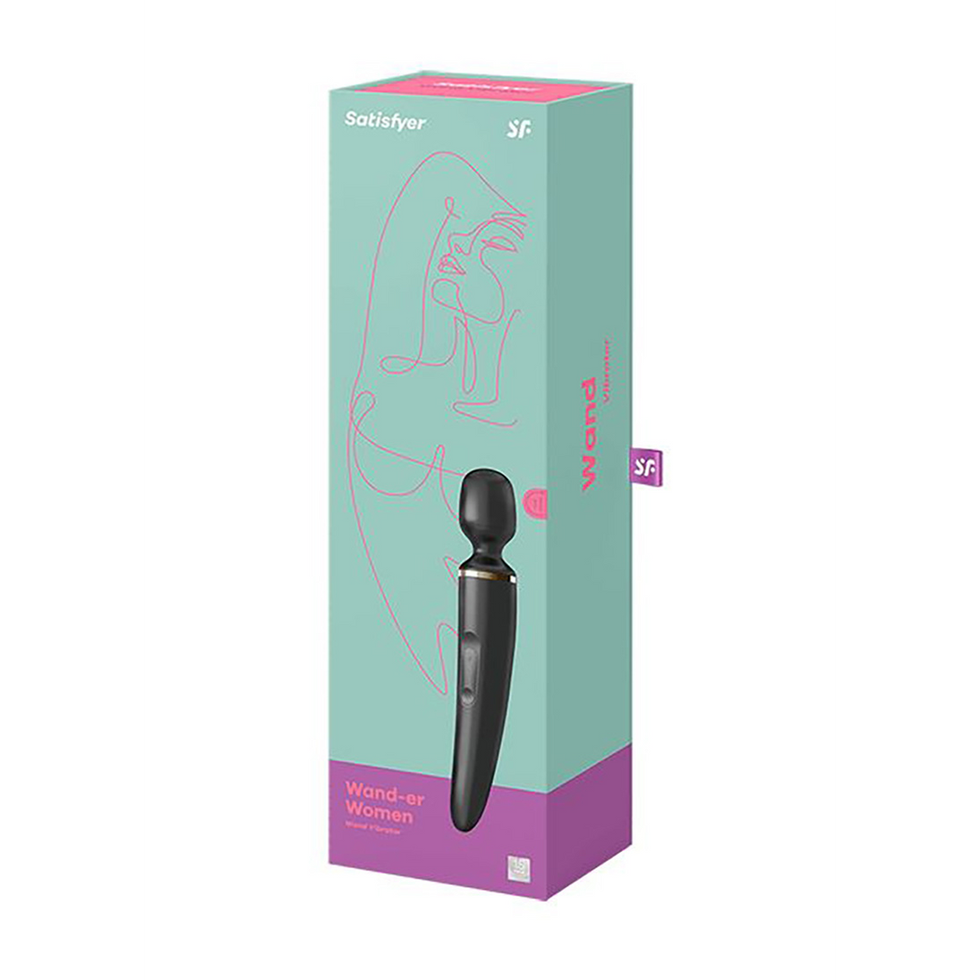 Wand-er Frau - Wand Vibrator - Schwarz/Gold