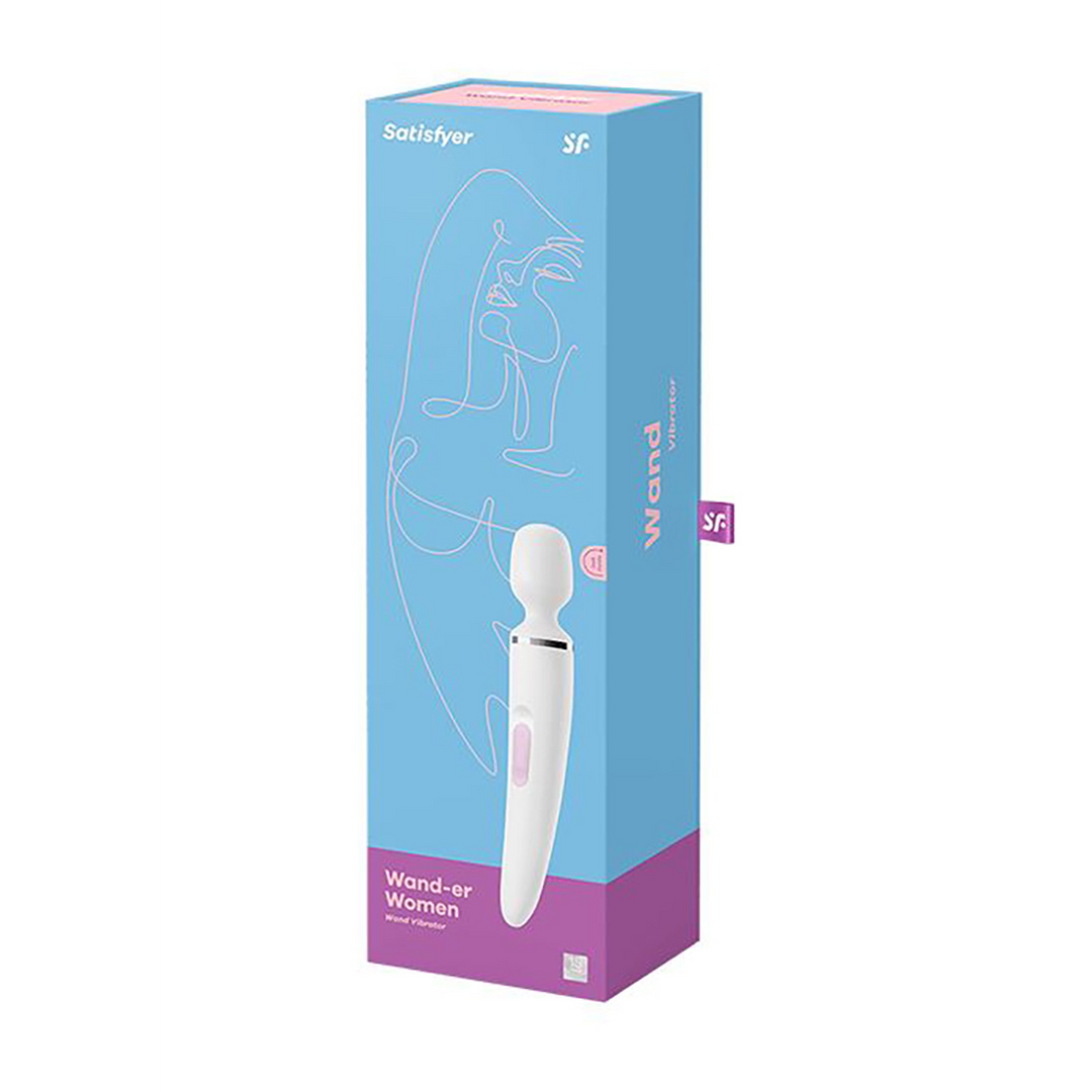 Wand-er Frau - Wand Vibrator - Weiß/Chrom