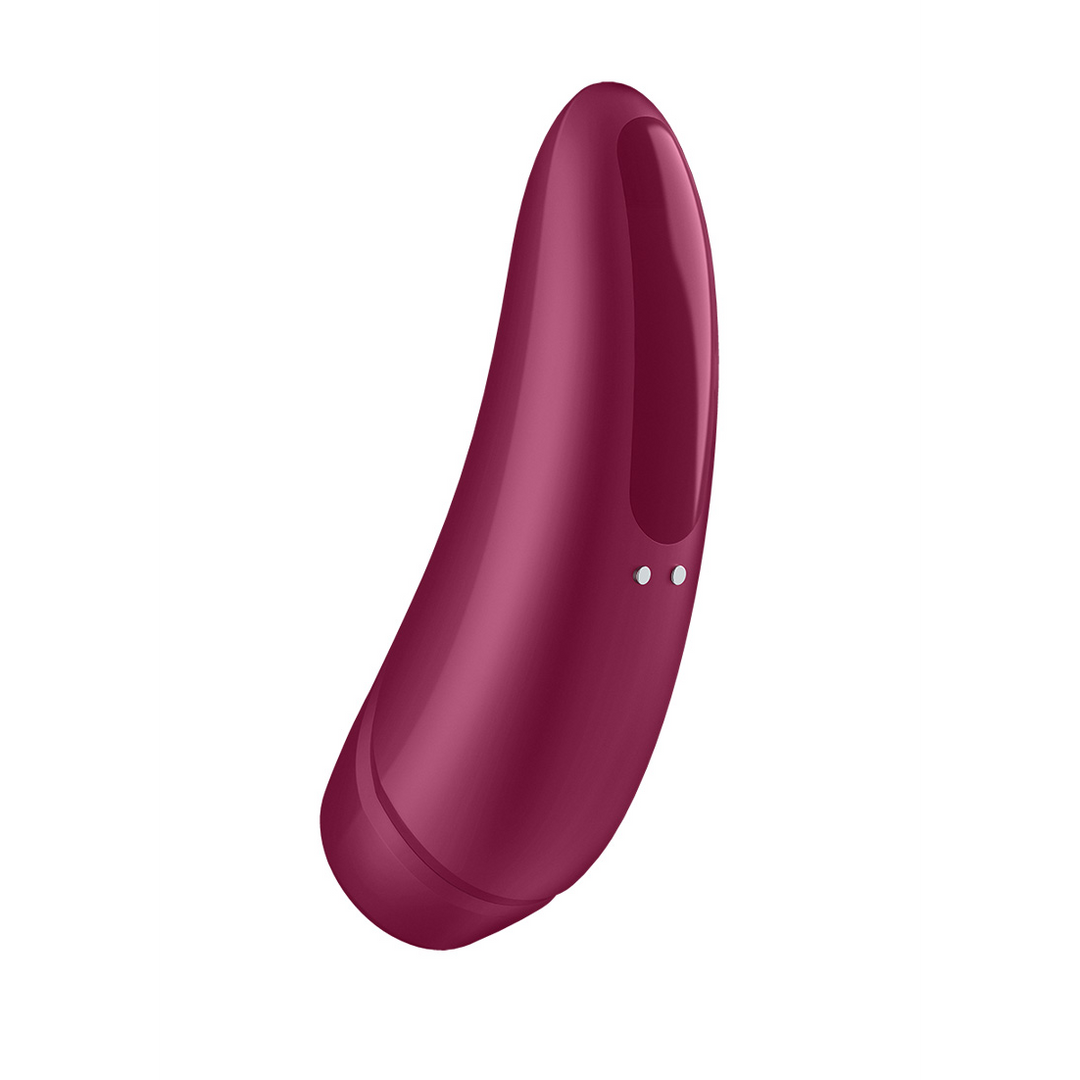 Curvy 1Plus - Air Pulse Stimulator und Vibration - Rose Rot