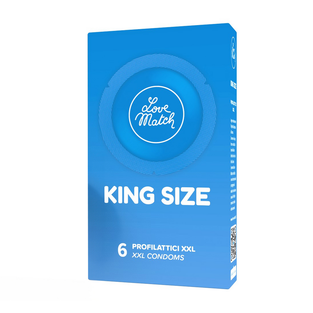 King Size - Kondome - 2,4 / 60 mm - 6 Stück