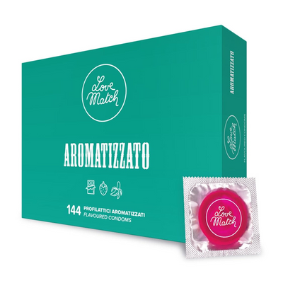 Aromatizzato - Flavored Kondome - 144 Stück