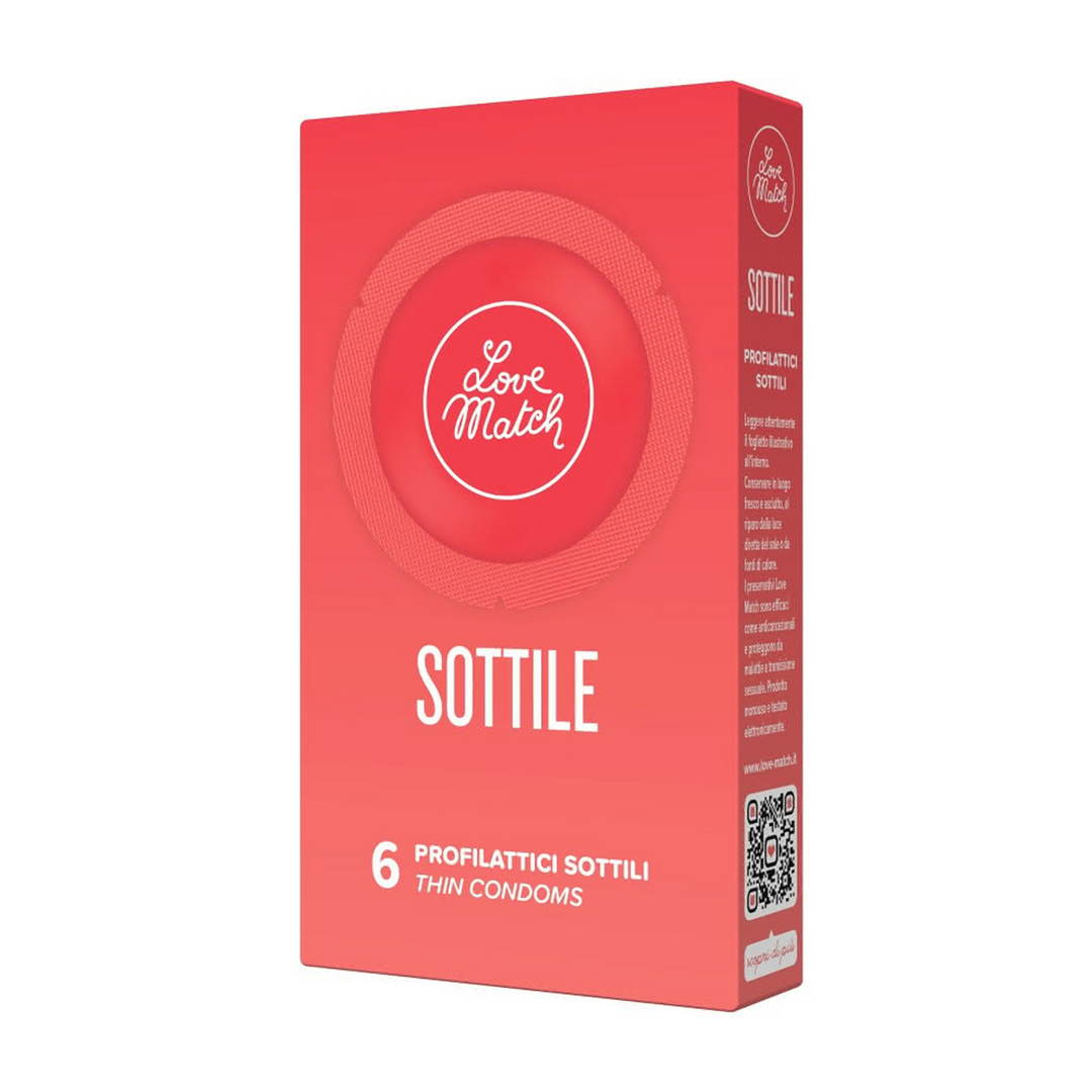 Sottile - Dünne Kondome - 6 Stück