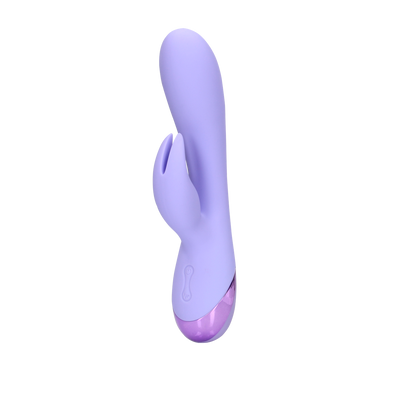 Glatter Silikon-Hase Vibrator - Digital Lavendel