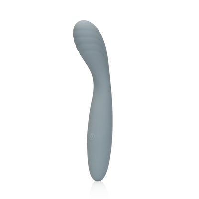 Ultra Soft Silicone G-Spot Vibrator - Basaltgrau