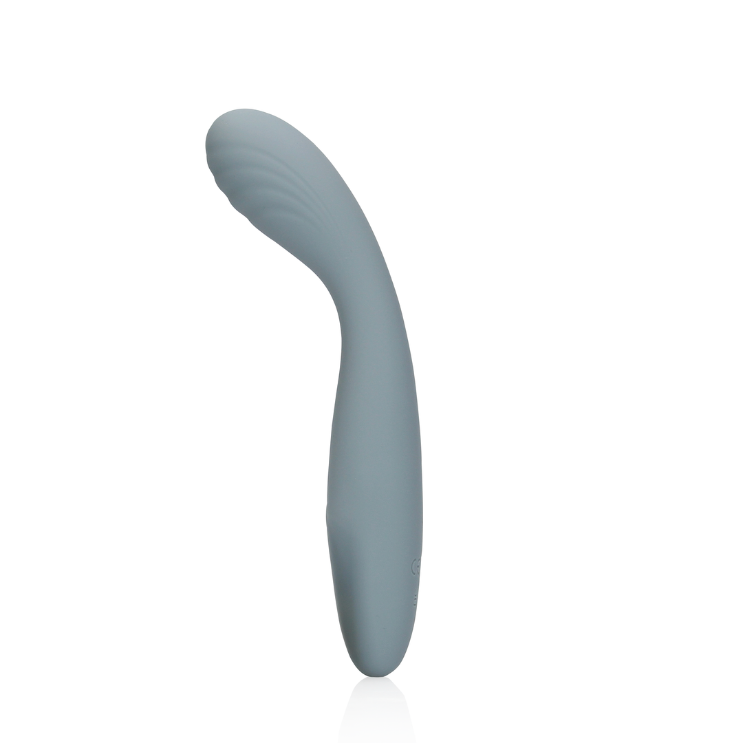 Ultra Soft Silicone G-Spot Vibrator - Basaltgrau