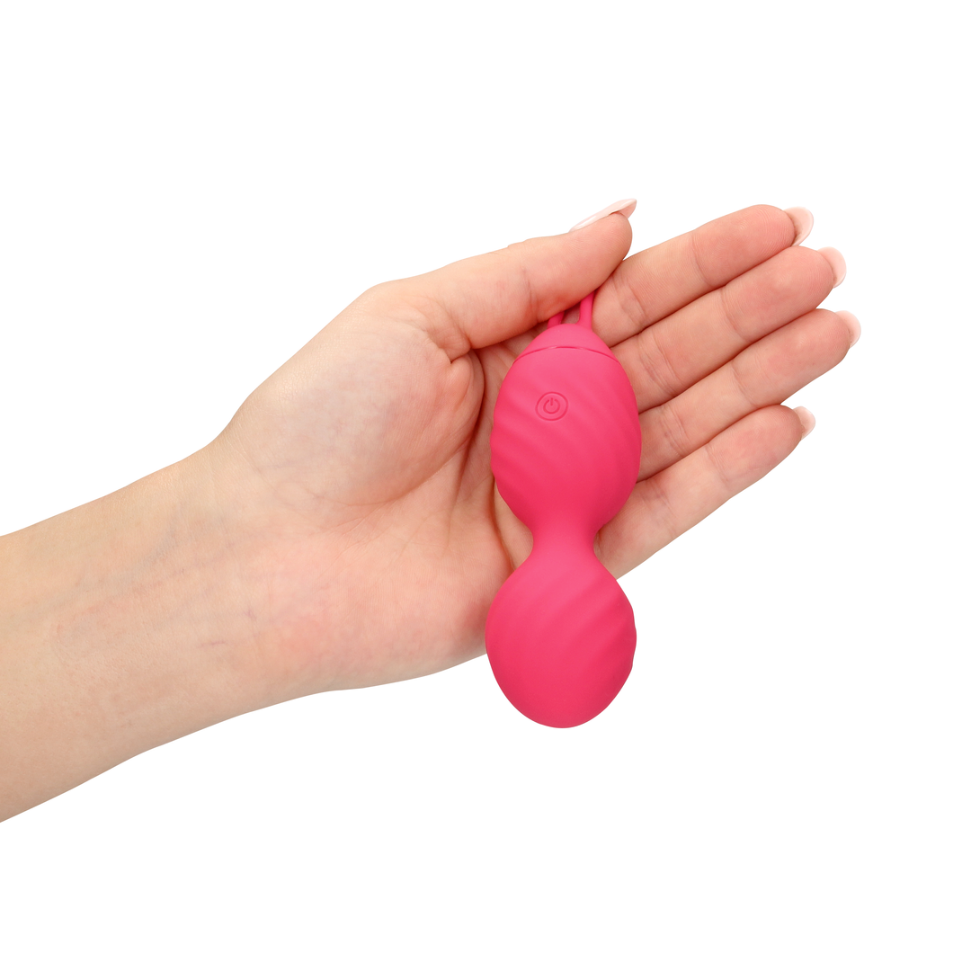 Vibrating Egg mit Remote Control - Strawberry Red