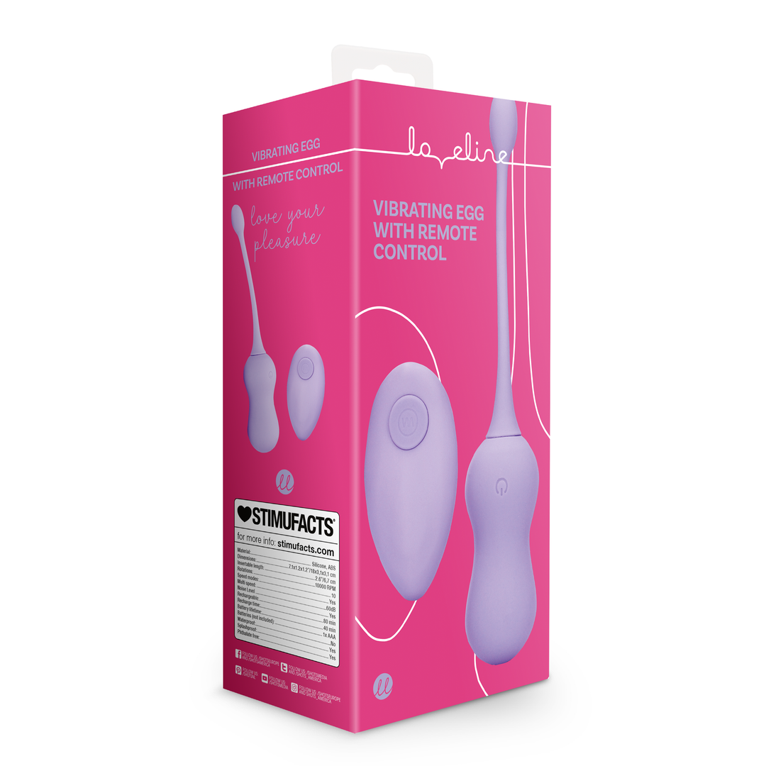 Vibrating Egg mit Fernbedienung - Violet Harmony
