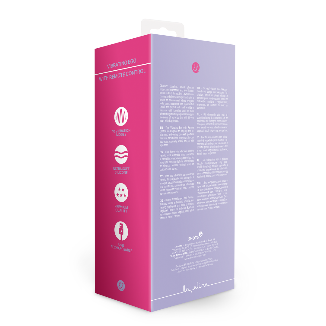 Vibrating Egg mit Fernbedienung - Violet Harmony