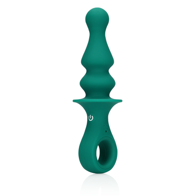Bauernförmiger Anal Vibrator - Pfauenfeder