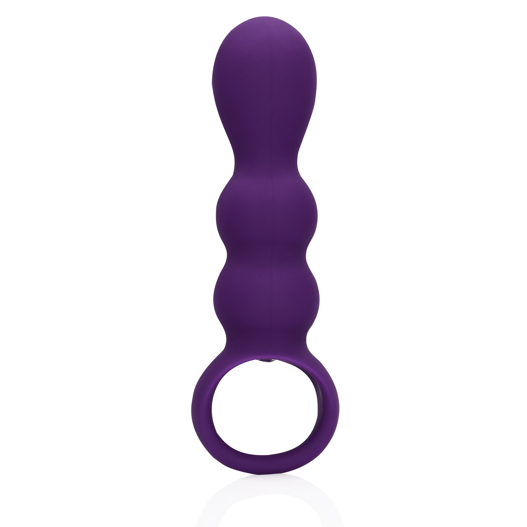 Tröpfchenförmiger Anal Vibrator - Klar Lila