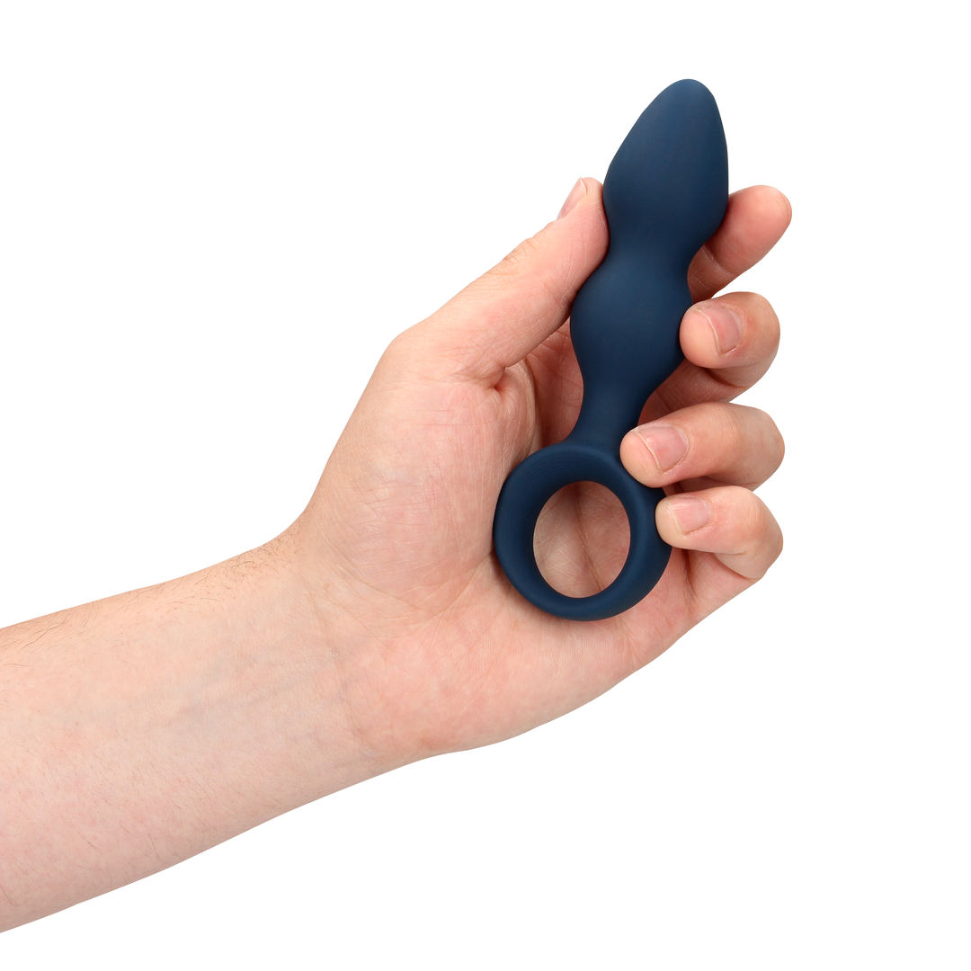 Tränenförmiger Analplug - Klein - Baltisches Blau