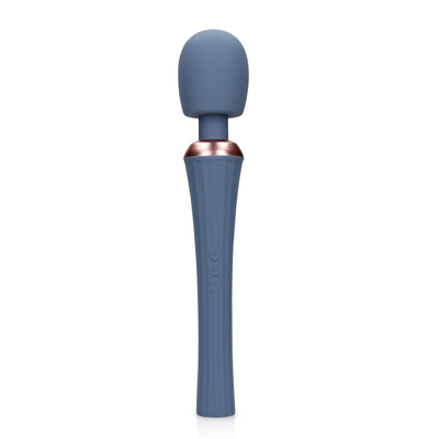 Kraftvoller Wand Vibrator mit vibrationslosem Griff - Blue Nova