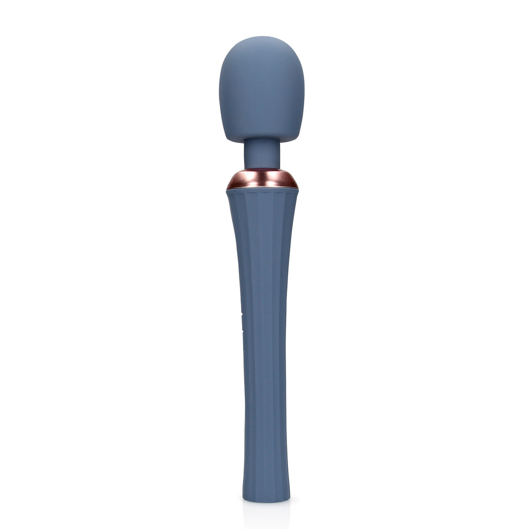 Kraftvoller Wand Vibrator mit vibrationslosem Griff - Blue Nova