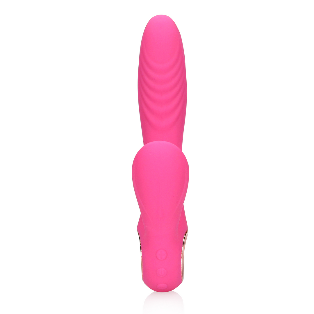 Zungenschlag Rabbit Vibrator mit Wärmefunktion - Exuberant Pink