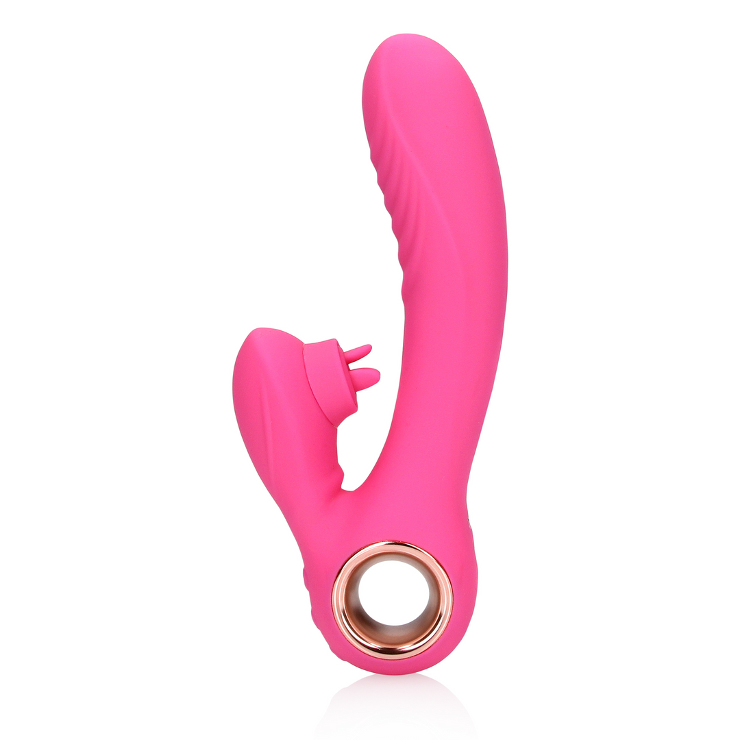 Zungenschlag Rabbit Vibrator mit Wärmefunktion - Exuberant Pink