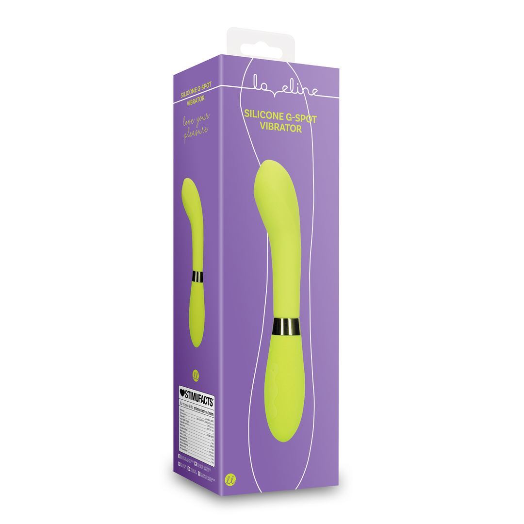 Silikon G-Spot Vibrator - Lime Passion