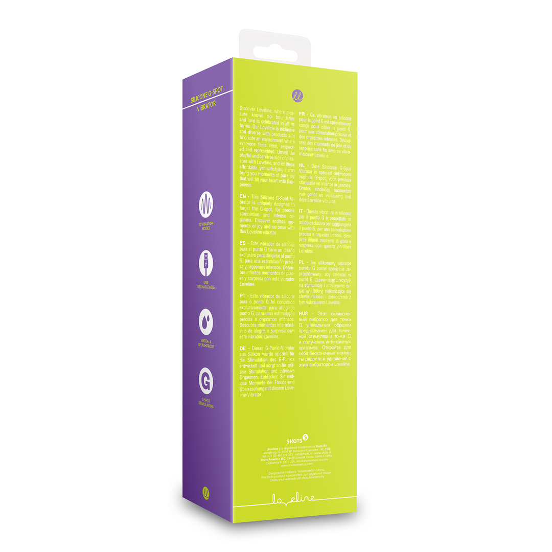 Silikon G-Spot Vibrator - Lime Passion