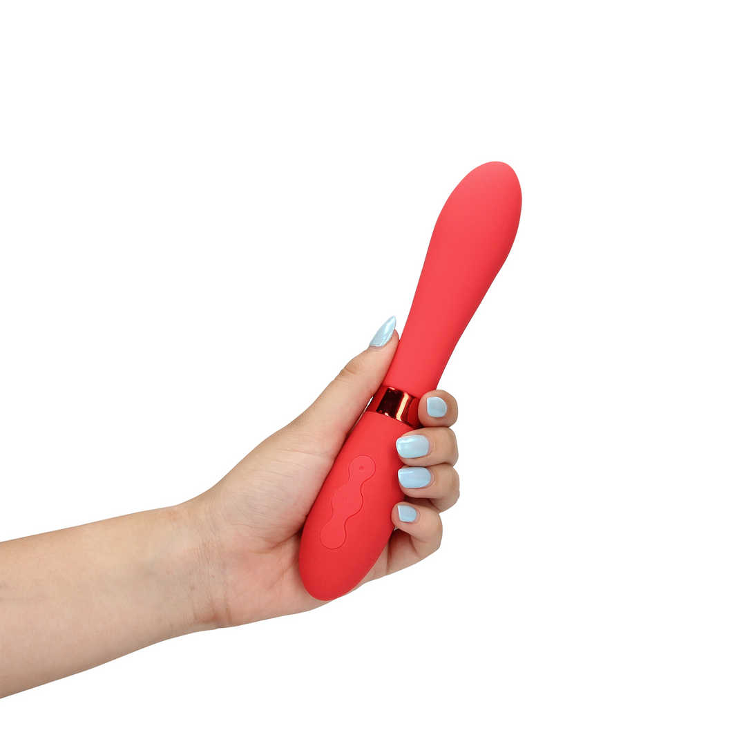 Glatter Silikon Smooth Vibrator - Salsa