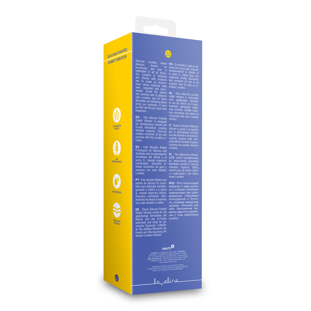Silikon Rabbit Vibrator mit verlängertem Klitoris Stimulator - Protanopia