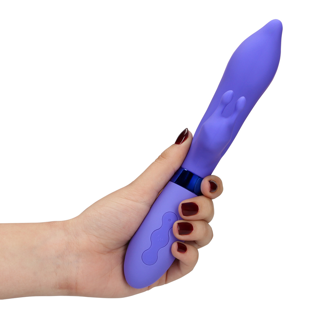 Silikon Rabbit Vibrator mit verlängertem Klitoris Stimulator - Protanopia