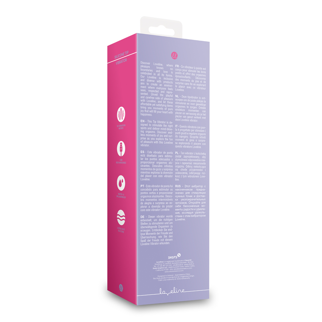 Vibrator mit Silikonspitze - Night Magic