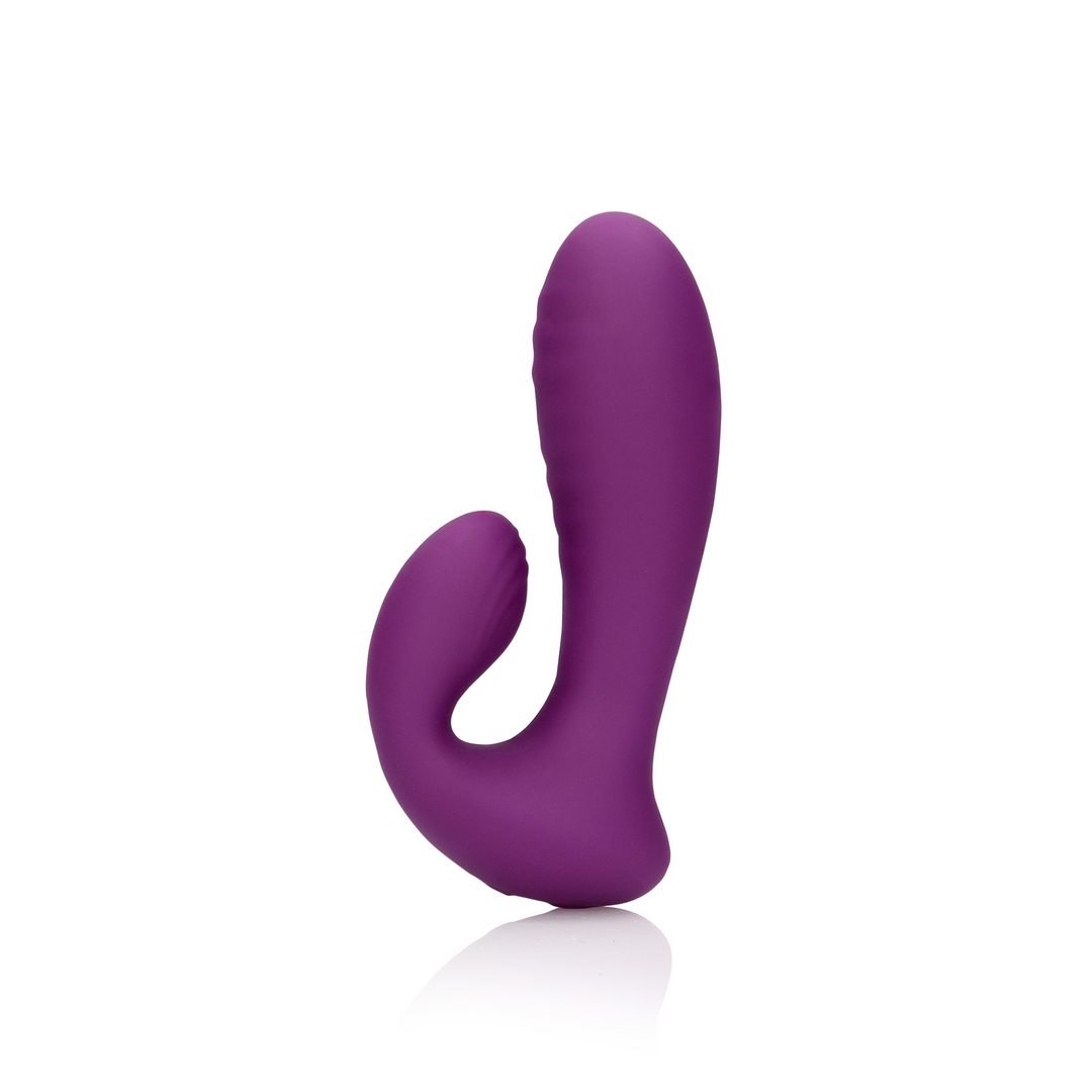 Ultra weicher Silikon G-Punkt Vibrator - Orchidee Purple