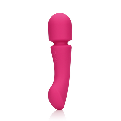 Ultra weicher beidseitig verwendbarer Silikon Wand Vibrator - Prestone Pink