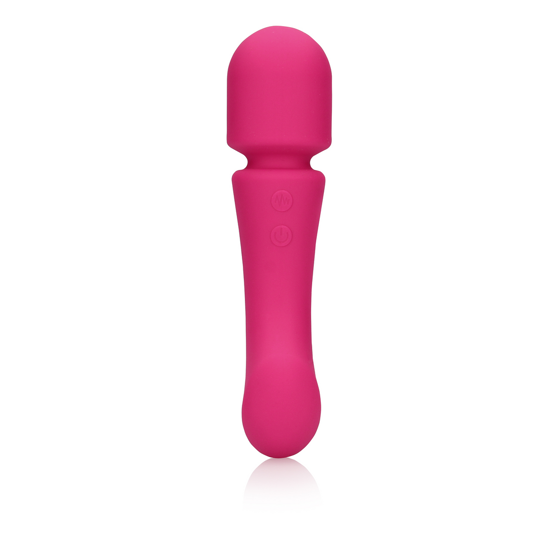 Ultra weicher beidseitig verwendbarer Silikon Wand Vibrator - Prestone Pink
