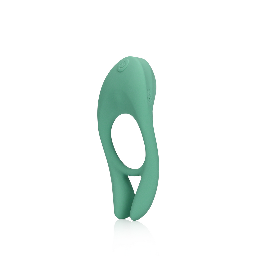 Ultra weicher Silikon Penis Ring mit extra Wulst - Blue Grass