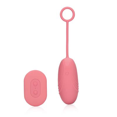 Ultraweicher Silikon-Ei-Vibrator mit Fernbedienung - Pink Arabesque