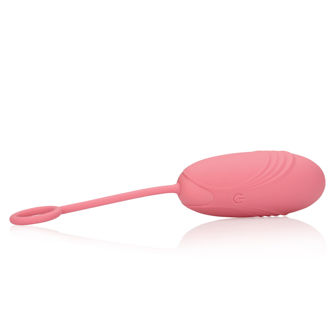 Ultraweicher Silikon-Ei-Vibrator mit Fernbedienung - Pink Arabesque