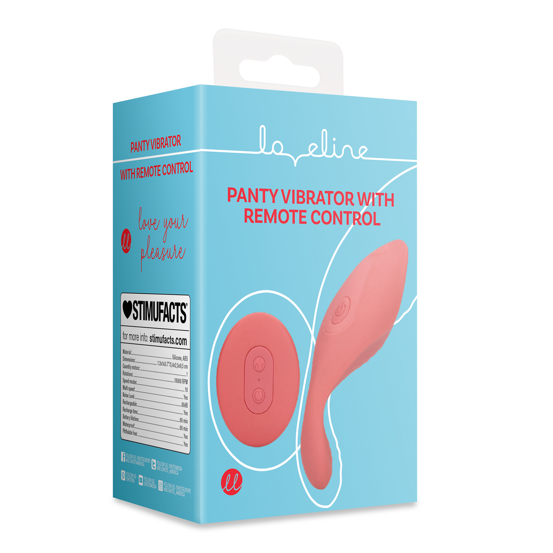 Panty Vibrator mit Fernsteuerung - Brighto Red